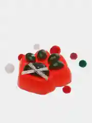 Багровый сквиш антистресс кошачья лапка