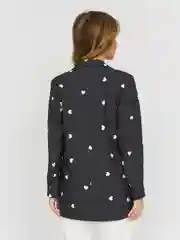 Черный пиджак удлиненный нарядный однобортный повседневный