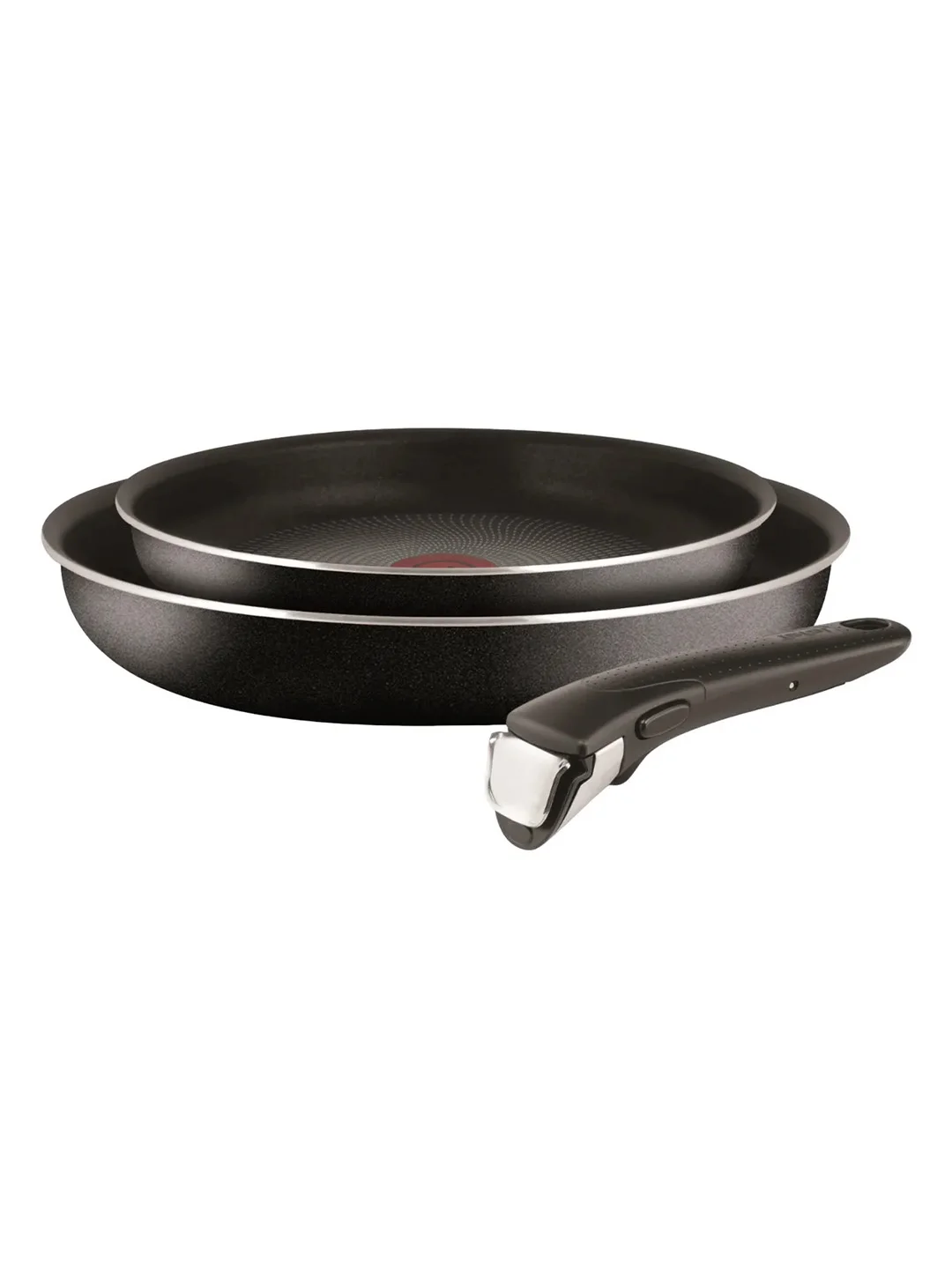 Черный набор Tefal Ingenio (3 предмета), съемная ручка, для всех типов плит, кроме индукции