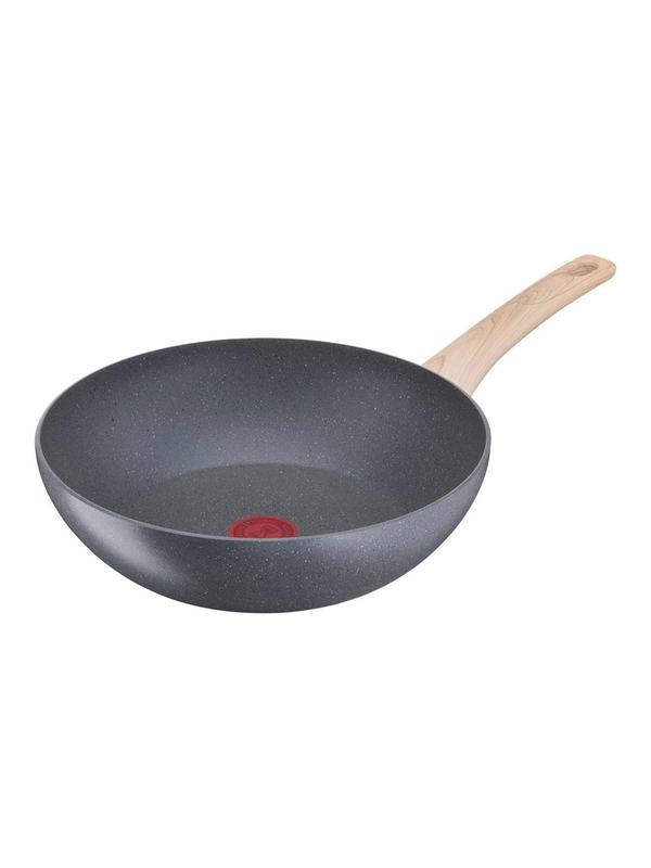 Cковорода вок 28 см Tefal Natural Force, с антипригарным покрытием, для всех типов плит