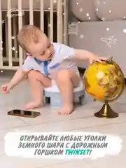 Серый горшок детский складной 3в1, дорожный горшок, накладка на унитаз