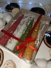 Разноцветный свечи Ёлочки из вощины декоративные, подарочный набор в коробке на Новый Год и Рождество