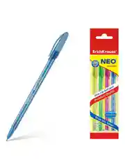 Набор из 4 ручек шариковых ErichKrause Neo® Stick Cocktail 0.7, цвет чернил синий