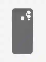Серый чехол силиконовый на Infinix Hot 12 Play (Инфиникс Хот 12 Плей)