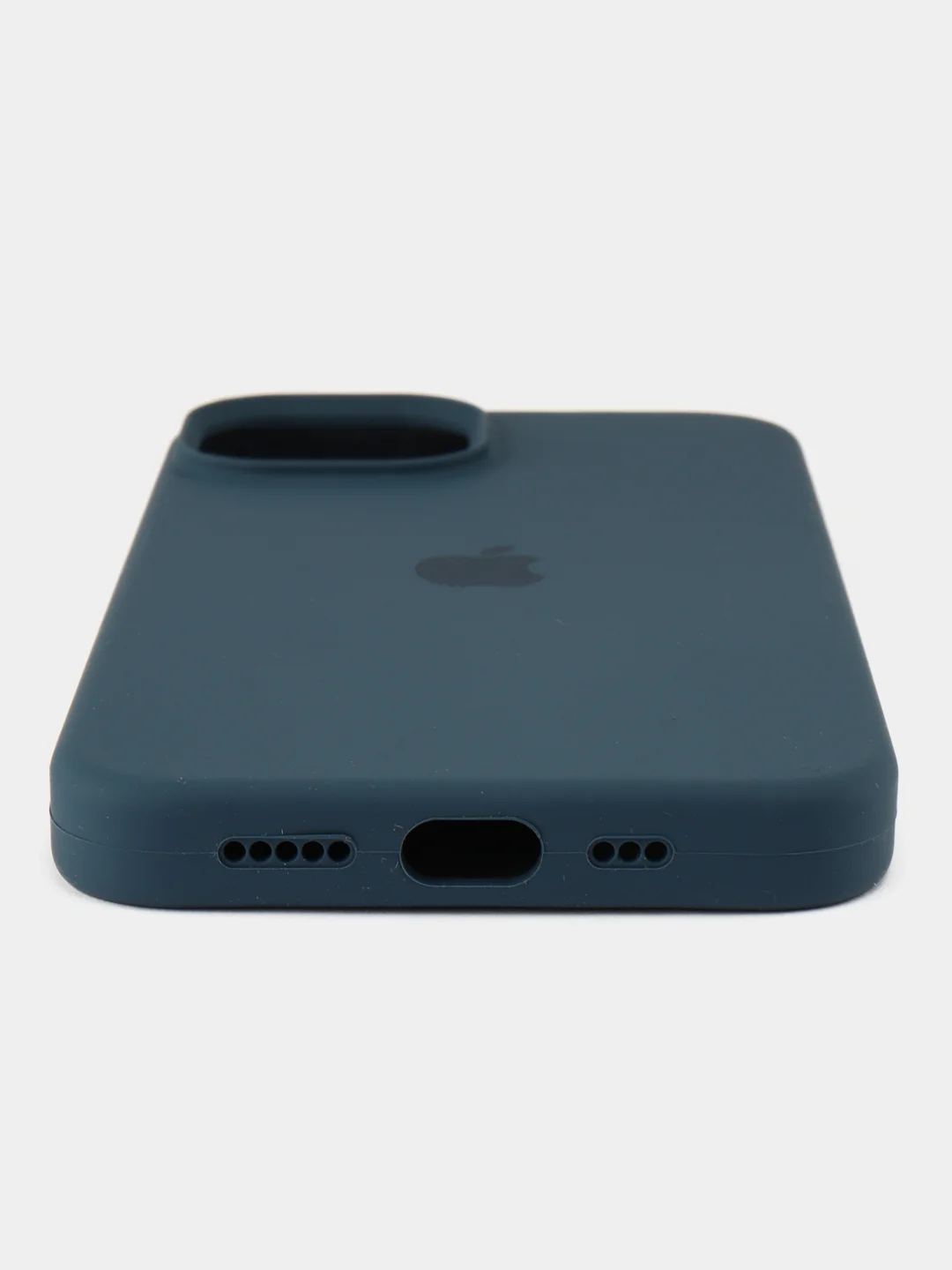 Синий чехол для iPhone, Айфон 11, 12, 13, 14, 15, Pro, Max, Silicone Case, силиконовый