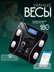 Весы электронные напольные с Wi-Fi, умные весы
