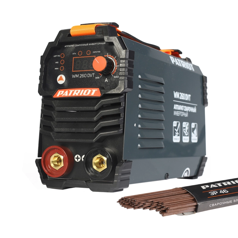 Аппарат сварочный инверторного типа Patriot WM260DVT MMA, 12500 Вт