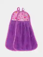 Фиолетовый полотенца кухонные из микрофибры