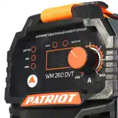 Аппарат сварочный инверторного типа Patriot WM260DVT MMA, 12500 Вт