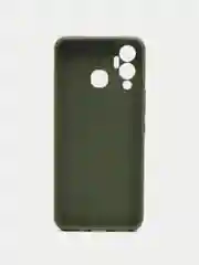 Оливковый чехол силиконовый на Infinix Hot 12 Play (Инфиникс Хот 12 Плей)