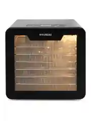 Сушка для фруктов и овощей Hyundai HYFD-8801 14под. 600Вт серебристый