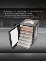 Сушка для фруктов и овощей Hyundai HYFD-8803 28под. 850Вт черный