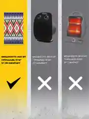 Алый обогреватель электрический Totmart 400 Вт настенный, инфракрасный, интерьерный, для дома, дачи