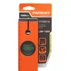 Уровень магнитный алюминиевый Patriot LRP-1000, 3 глазка, 1000 мм