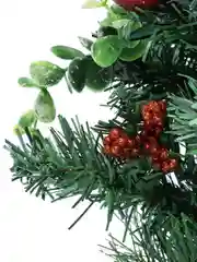 Елка искуственная, новогодняя, декорированная, 45 см, красная