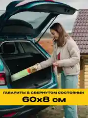 Бежевый обогреватель электрический Totmart 400 Вт настенный, инфракрасный, интерьерный, для дома, дачи