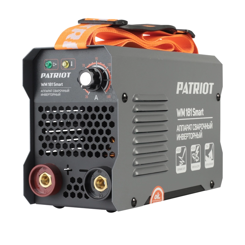 Сварочный аппарат инверторного типа Patriot WM 181Smart, с маской 301D, 7800 Вт