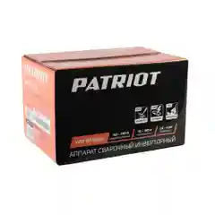 Сварочный аппарат инверторного типа Patriot WM 181Smart, с маской 301D, 7800 Вт