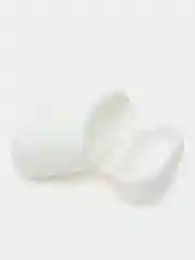 Белый чехол для наушников Apple Airpods 1 и 2 силиконовый