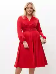 Красный платье вечернее нарядное атласное шелковое