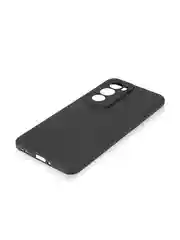 Черный чехол для Oppo Reno 12 Pro PJW110 China (Китай) силиконовый BROSCORP матовый, защита камер