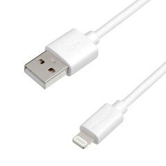 Классический дата кабель Lightning - USB, 2м, 2.4А. Белый