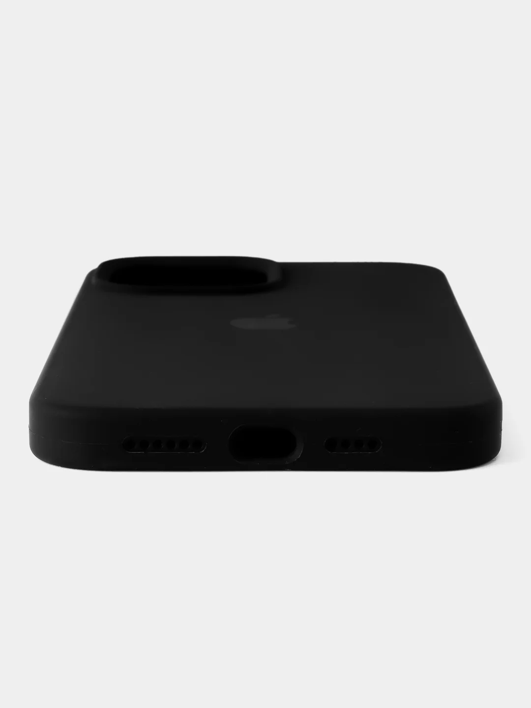 Черный чехол на iPhone 13 Pro Max Silicone Case