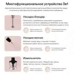 Блендер ручной беспроводной GARLYN HB-C