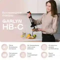 Блендер ручной беспроводной GARLYN HB-C