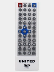 Пульт DVD-7074/7075/7077 для DVD-плеера UNITED