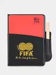 Черный набор футбольного арбитра, папка судьи FIFA