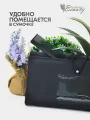 Расческа гребень для стрижки и начесов с частыми зубчиками и металлическим хвостиком
