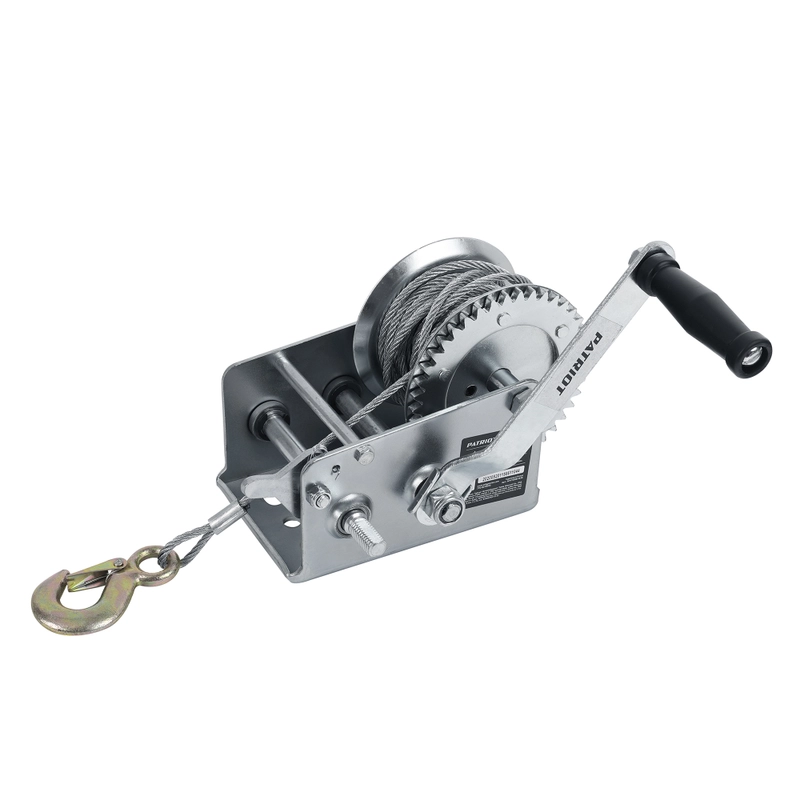 Лебедка ручная барабанная Patriot WH 1100B, 1100 кг, 8 м