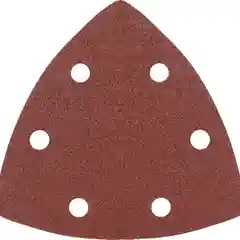 Треугольник шлифовальный на липучке Patriot, 80 x 80 x 80 мм, Р60, 5 шт