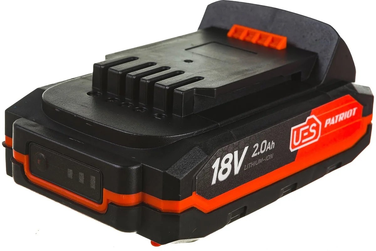 Гайковерт ударный аккумуляторный Patriot BR 360UES-1/2, 18 В, 2 x 2 Ач Li-ion, ЗУ