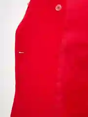 Красный пиджак оверсайз двубортный классический деловой офисный