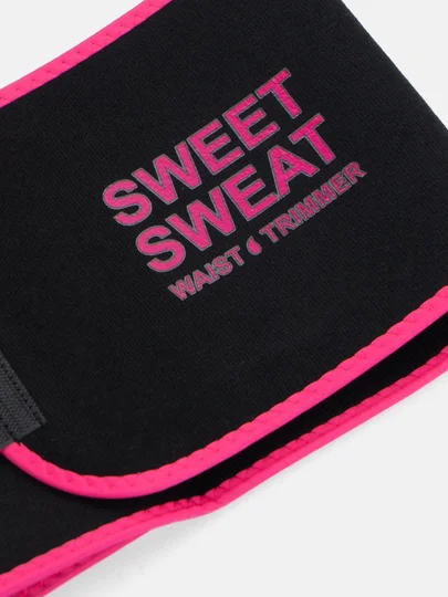 Тёмно-розовый пояс для похудения фигуры SWEET SWEAT, для поясницы и спины