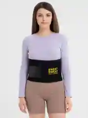 Черный пояс для похудения фигуры SWEET SWEAT, для поясницы и спины