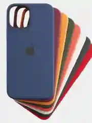 Голубой чехол Silicone Case ( Чехол силиконовый ) для iPhone 14, 14 Pro, 14 Pro Max, 14 Plus