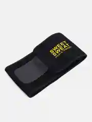 Черный пояс для похудения фигуры SWEET SWEAT, для поясницы и спины