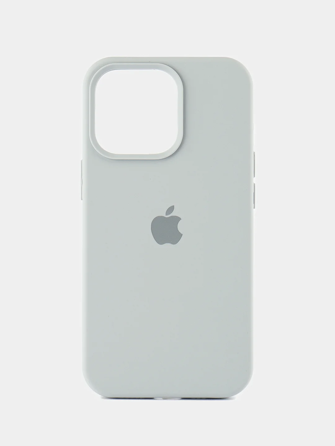 Серый металлик чехол для iPhone, Айфон 11, 12, 13, 14, 15, Pro, Max, Silicone Case, силиконовый