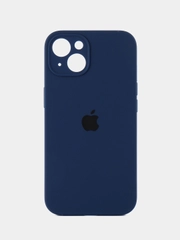 Силиконовый чехол на Айфон 13 с логотипом / Silicone Case iPhone 13