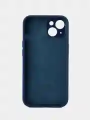 Индиго силиконовый чехол на Айфон 13 с логотипом / Silicone Case iPhone 13