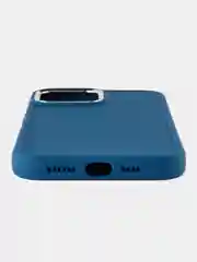 Синий меланж чехол на iPhone 14 Pro Max / Чехол на айфон 14 Про Макс