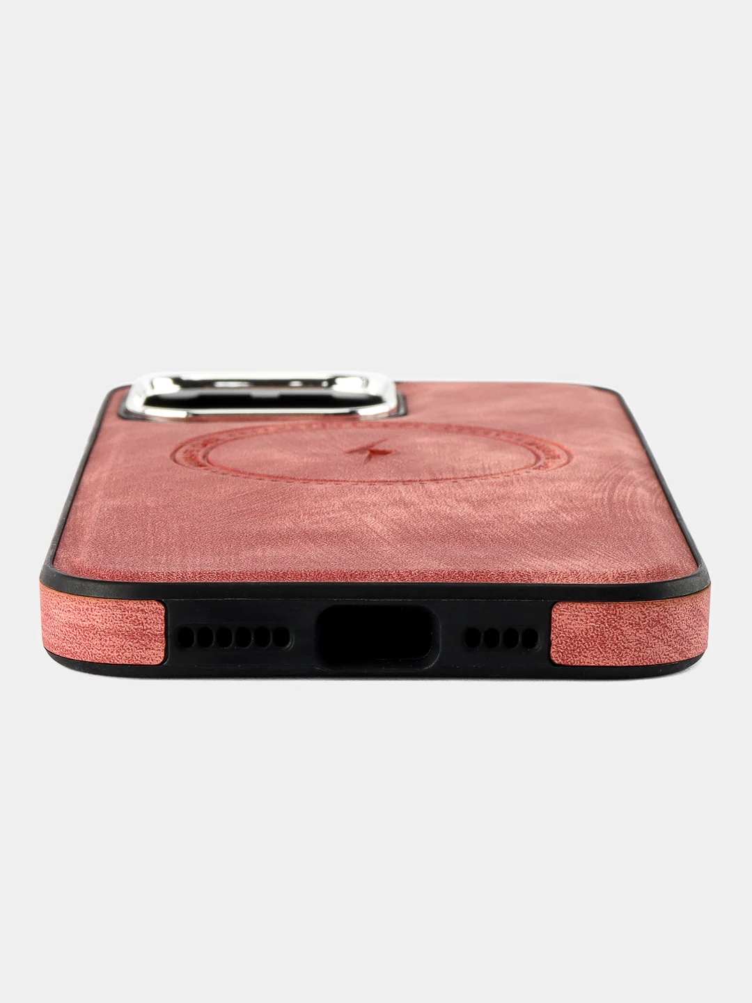 Красный чехол на iPhone 14 Pro Max MagSafe / Чехол на айфон 14 Про Макс