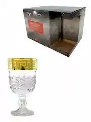Золотой бокалы для вина, подарочный набор,  6 шт. 330 мл, золото PROMSIZ коллекция Цезарь