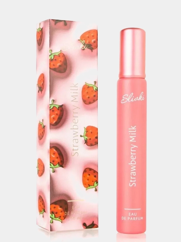 Туалетная вода для женщин SLIVKI Strawberry Milk, 30 мл