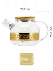 Чайник заварочный стеклянный 1 шт. 1000 мл, PROMSIZ коллекция  Версаль