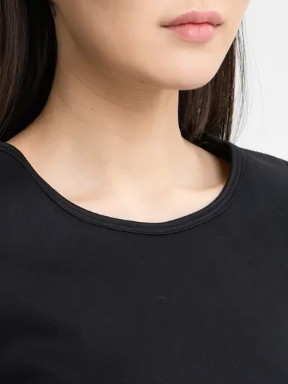 Черный женская майка для похудения Hot Shapers