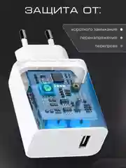 Зарядное устройство для телефона с кабелем 67W Xiaomi / быстрая зарядка Usb / Type-c